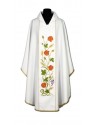 Chasuble brodée de roses (2)