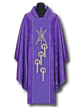 Embroidered chasuble - Advent