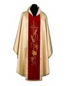 Gold chasuble, velvet belt (016)