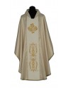 Gold chasuble, embroidered (019)