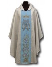 Marian chasuble silver
