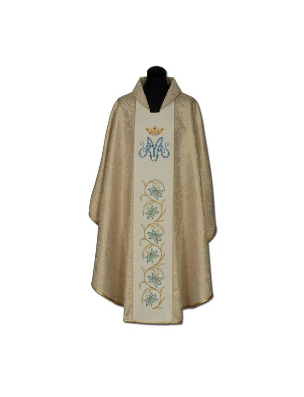 Marian chasuble gold (024)