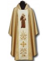 Embroidered chasuble of St. Anthony with lily