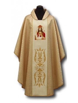 Embroidered chasuble of Christ the King