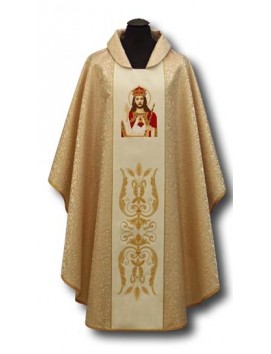 Gesticktes Messgewand von Christus dem König