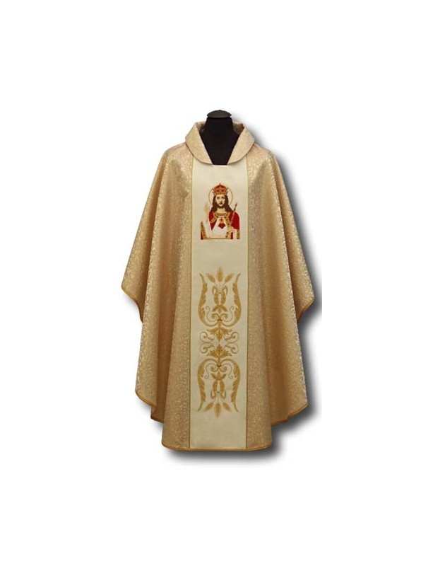 Embroidered chasuble of Christ the King