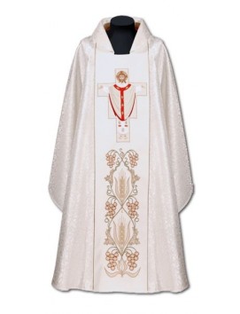 Chasuble brodée du Christ Grand Prêtre