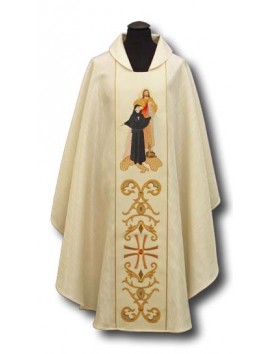 Chasuble of St. Faustina and Jesus the Merciful
