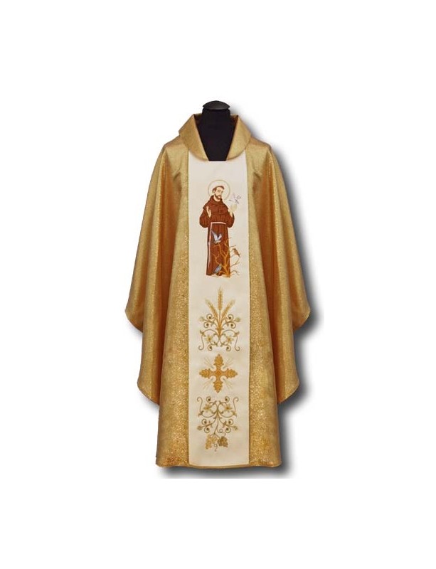 Embroidered chasuble of St. Francis (2)