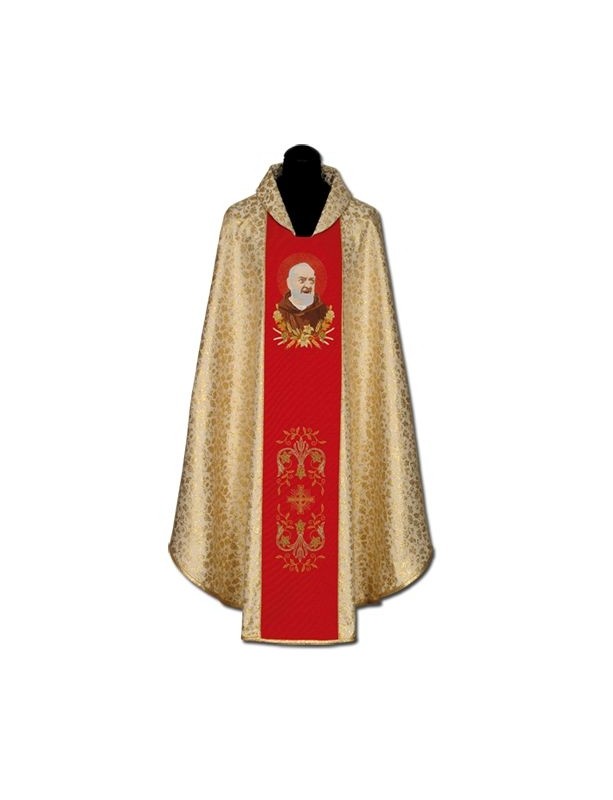 Casulă brodată a Părintelui Pio