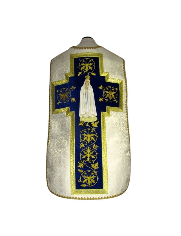 Ornat rzymski haftowany Matka Boża Fatimska