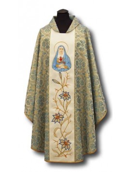 Chasuble brodée MB des Douleurs