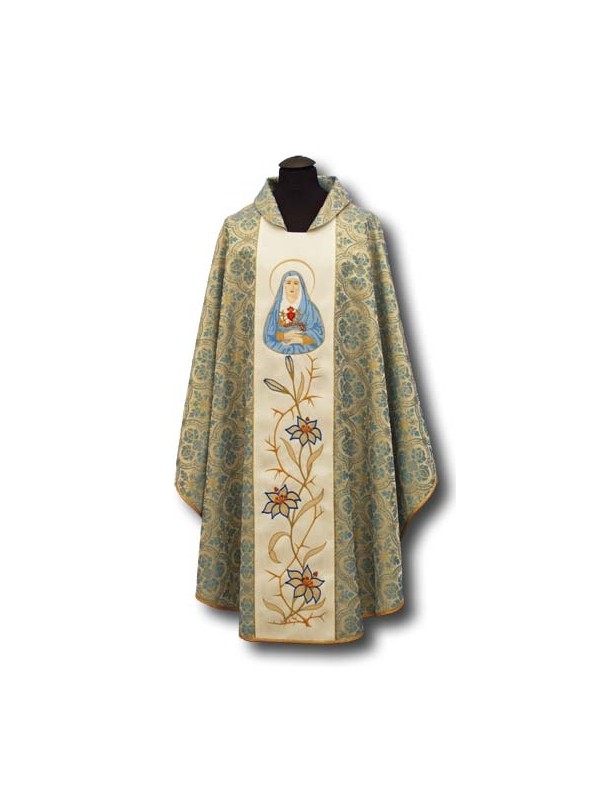 Chasuble embroidered MB of Sorrows