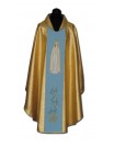 Chasuble embroidered with MB Fatima