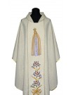 Chasuble embroidered with MB Fatima