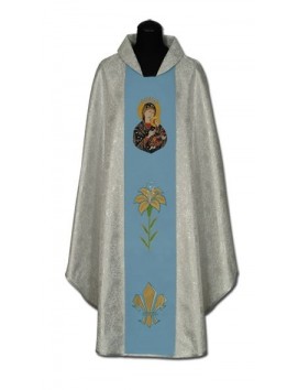 Casula bordada de Nossa Senhora do Perpétuo Socorro (1)