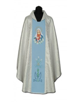 Embroidered chasuble Heart of the Mother of God