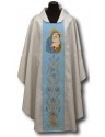 Chasuble embroidered with MB Scapular