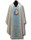 Chasuble embroidered with MB Scapular