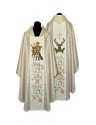 Embroidered chasuble of St. Hubert