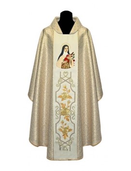 Ornat haftowany św. Teresa od Dzieciątka Jezus