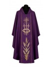 Chasuble embroidered crosses