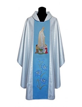Casulă brodată a MB de la Fatima (1)