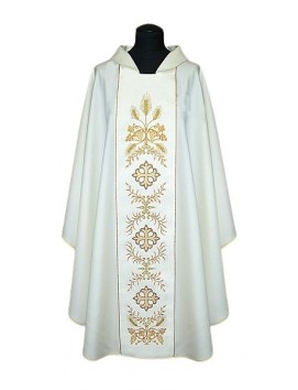 Richly embroidered chasuble