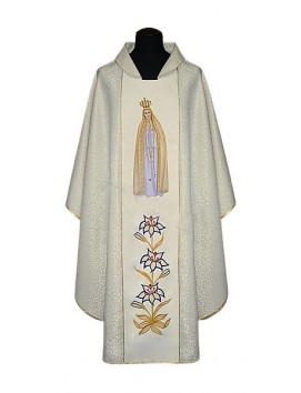 Embroidered chasuble of MB Fatima (2)