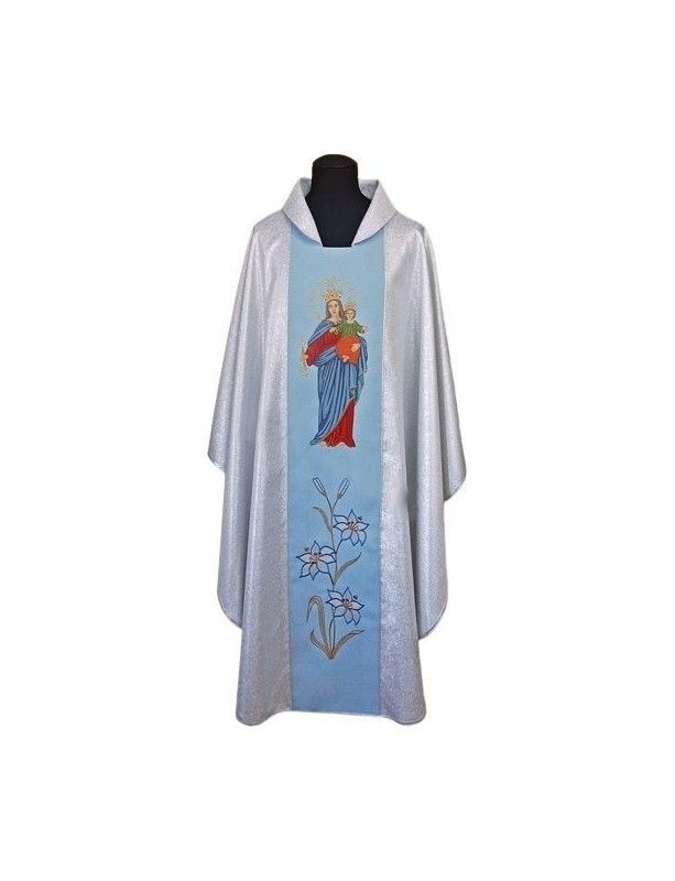 Embroidered chasuble Mother of God