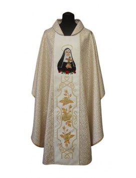 Chasuble brodée St. Rita
