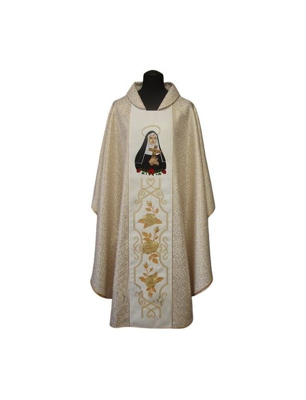 Gesticktes Messgewand St. Rita
