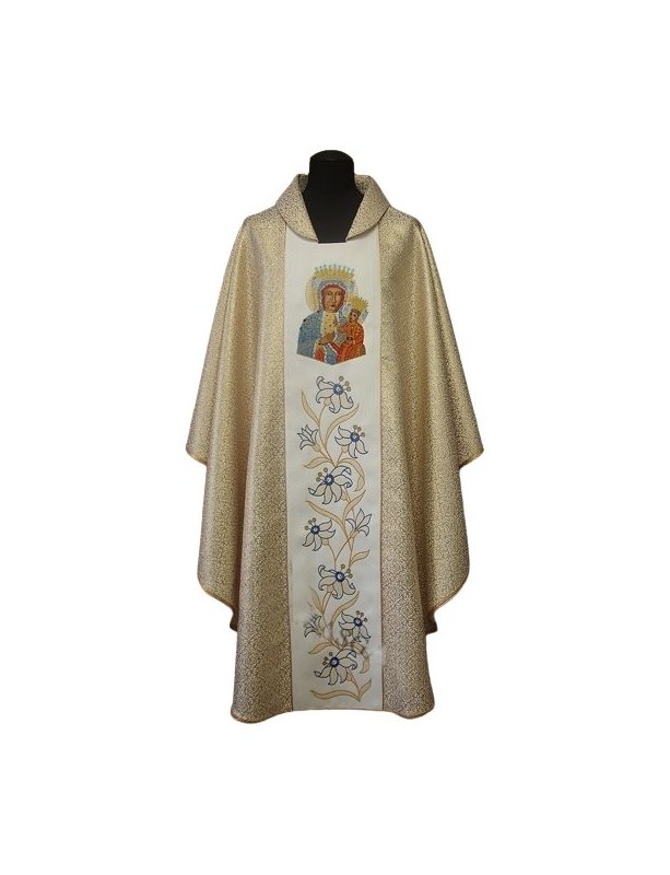 Embroidered chasuble of MB of Czestochowa