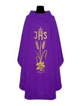 Messgewand aus Leinen - IHS liturgische Farben