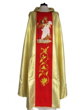 Gold chasuble of St. Christopher
