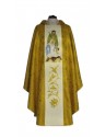 Chasuble gold brocade - Christmas
