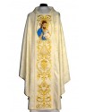 Chasuble of the Good Shepherd - cream color rosette (2)