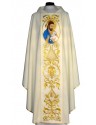 Chasuble of the Good Shepherd - plain cream color (3)