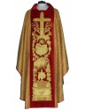 Chasuble rosette - wide embroidered belt (12)