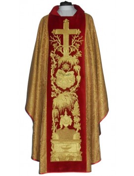 Messgewand-Rosette - breiter gestickter Gürtel (12)