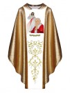 Chasuble with image of John Paul II and Jesus the Merciful