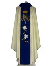 Chasuble ecru embroidered - MB Help of the Faithful