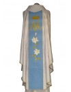 White embroidered chasuble - MB Help of the Faithful