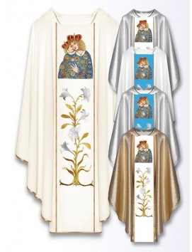 Chasuble brodée - MB Calvaire