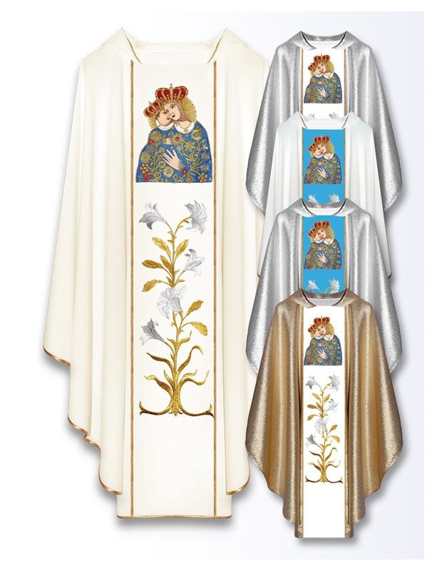 Chasuble brodée - MB Calvaire