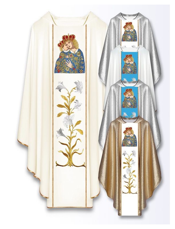 Embroidered chasuble - MB Calvary