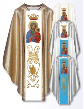 Embroidered chasuble - MB of Czestochowa