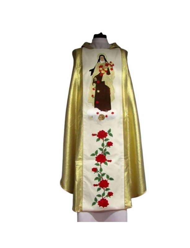 Ornat haftowany - Święta Teresa