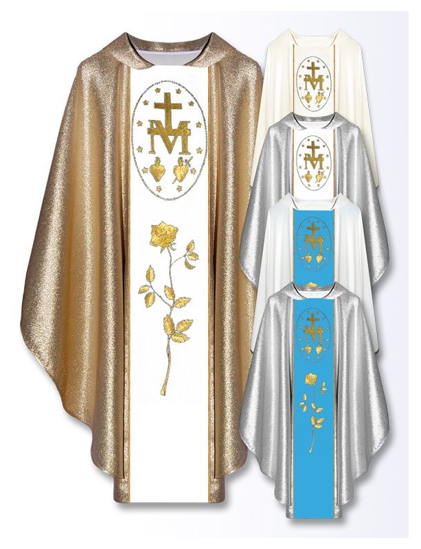 Ornat Maryjny haftowany - emblemat