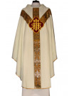 Semi Gothic chasuble with medallion (07)